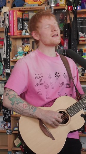 Nothing tiny about Ed's Tiny Desk Performance! 🩷#EdHQ #EdSheeran