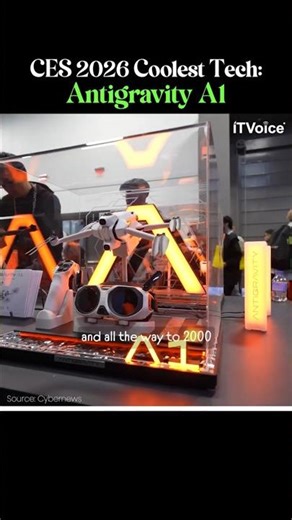 CES 2026’s Wildest Tech? Meet the Antigravity AI Drone 🚀