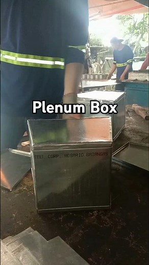 How to make Plenum box / ducting fabrication #shorts