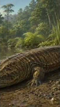 日本で350万年前の巨大サンショウウオの化石を発見！😱 古代の湖に生息していた巨大生物とは？ #ニュース #breakingnews #earthquake