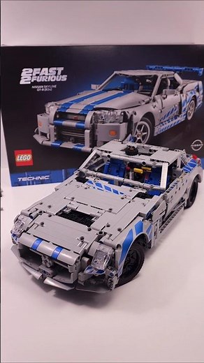 LEGO Technic Mercedes-Benz SLS Black Series MOC (42210)[1099 pcs] Alternate Build for Nissan Skyline