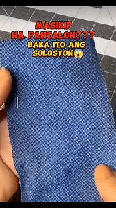 10K reactions · 1.5K shares | #masikip na jeans #reelsfyp #tutorialvideo #sewing #sewingtutorial #repairservices #repair #pants #jeans #diskartelangsabuhay #nanay #sewingtips #tipsoftheday | Myla Aytona | Facebook