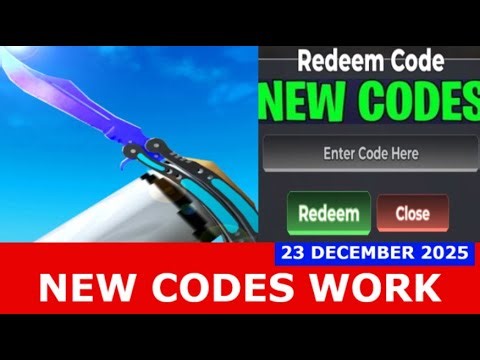 *NEW CODES* [FPS] Knife Arena UPD] ROBLOX | 23 DECEMBER 2025
