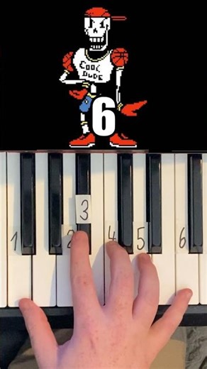 Undertale Dating Start Piano Tutorial #shorts