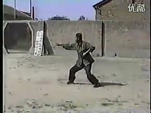 A Chinese villager gives a demonstration of Bājíquán. Originating in the Hebei Province in Northern China, it's full name is "kai men baji quan", which means "open-gate eight-extremities fist". | Kung-fu Kingdom
