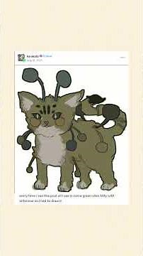 Green Cat Tumlr Post