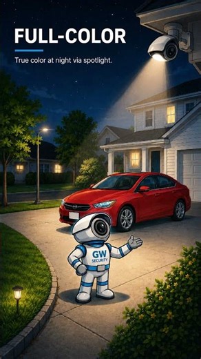 Your security camera's "night vision" is one of 3 different technologies
