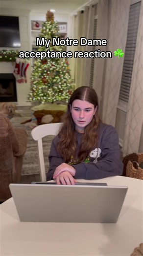 So grateful to The Lord, my family, and all those who supported me my whole life. Blessed to have received almost a full ride from this amazing university! Never cried opening anything until today #notredame #college #collegeacceptance #senioryear #fyp