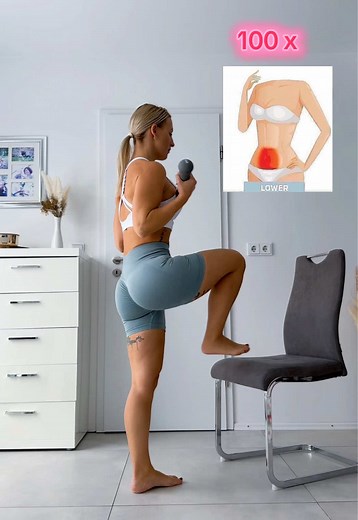 400 Reps Upper Body & Core Chair Challenge
