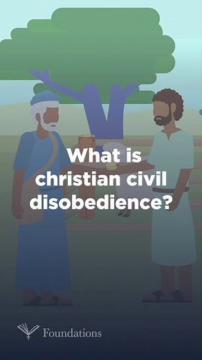 What is Christian civil disobedience?﻿﻿ "We ought to obey God rather than men." (Acts 5:29). When human laws contradict divine commands, christians face a dilemma: follow God or follow earthly authorities. How should we act when our faith and the law are in conflict? #FaithInAction #ObeyGod #Faith #authority | Foundations Bible Study by ICM