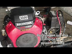 Oil change HONDA GX690 with part numbers