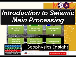Seismic Data Processing main Techniques for Geophysics Std | Become a Pro in Geophysical Analysis!