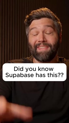 This is such a HUGE timesaver when writing database queries, or anything else in Supabase🙌
