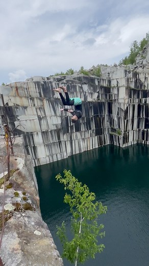 171K views · 3K reactions | Another jump at this crazy quarry  #cliffjumping | Tyler Ferullo | Facebook