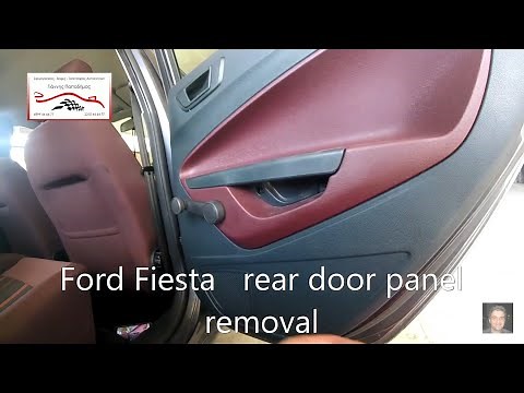 Ford Fiesta 2009-2019 rear door panel removal