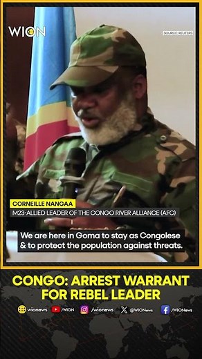 Congo Military Court Issues International Arrest Warrant For Rebel Leader Nangaa | WION Shorts