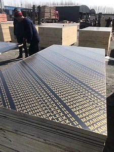 [Hot Item] 1220X2440X18mm Marine Plywood Construction Shuttering Film Faced Plywood