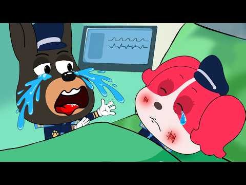 Dobie Rescues a Papillon! 🐶🚓What Happens Next? | Sheriff Labrador Animation