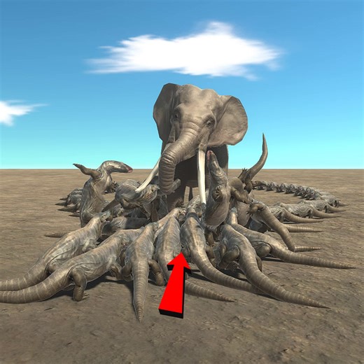 000222 Komodo Dragon vs Every Unit - Animal Revolt Battle Simulator | The Burner Guy