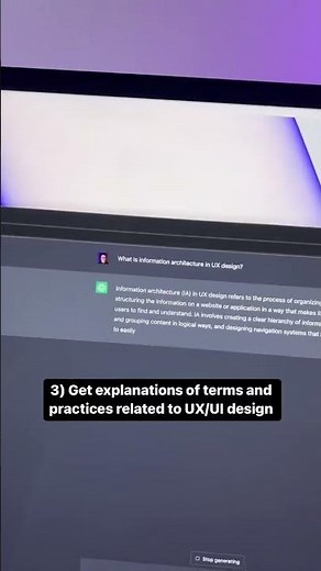 How to use AI as a UX/UI designer using chatGpt #chatgpt #chatgptapi #uidesign #ux