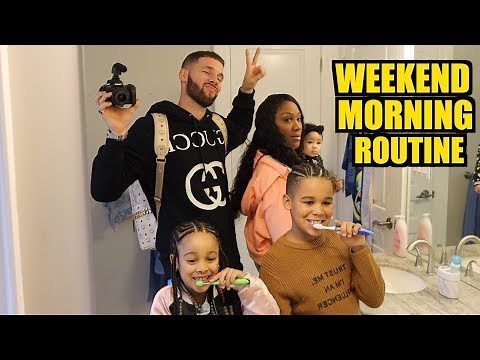 WEEKEND MORNING ROUTINE | The Rush Fam