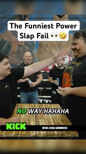 The Funniest Power Slap Fail #danawhite #adinross