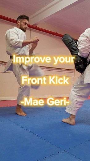 John Gardiner | Try these exercises to improve your front kicks (Mae Geri) 🥋🥋🥋 What kicks would you like to see exercises for? #karate #martialarts... | Instagram