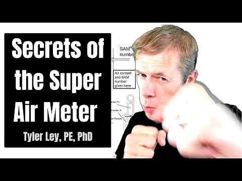 The Secrets of the Super Air Meter | How to measure bubbles in fresh concrete