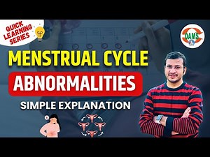 Menstrual Cycle Abnormalities Explained | Quick Learning Series by Siddharth Sir | DAMS Nursing