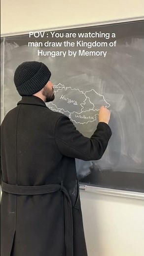 Drawing the Kingdom of Hungary from Memory.