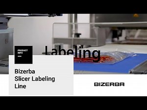 Bizerba Slicer labeling line