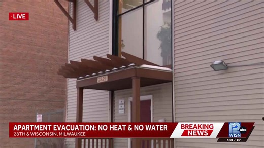 Residents of Milwaukee apartment building evacuated due to lack of heat, water