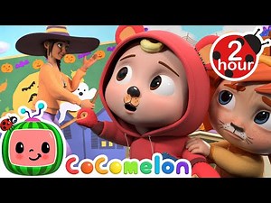 Halloween Day At JJ's School🦇 CoComelon Nursery Rhymes and Kids Songs | 2 HOURS | After School Club