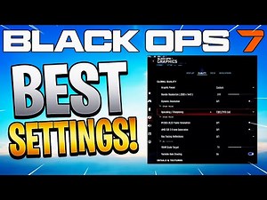 BEST BLACK OPS 7 SETTINGS FOR PC AND CONTROLLER! MAX FPS/PERFORMANCE (Best Graphics Settings BO7)