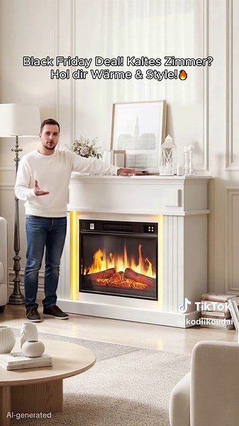 Gemütlichkeit auf Knopfdruck: Elektrokamin für Dein Zuhause