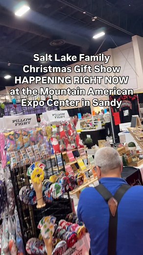 4.7K views · 16 reactions | 485+ vendors @saltlakechristmasgiftshow happening right now until 9pm at the Mountain American Expo in Sandy! | Utah Fun Activities | Facebook