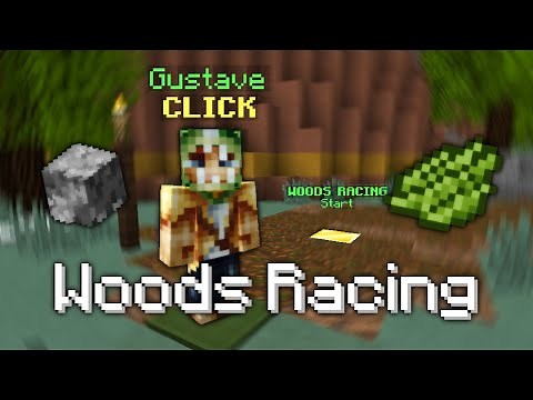 Hypixel SkyBlock how to do Woods Racing in under 18 seconds - Wolf Paw / Silky Lichen (0.7.4 Update)