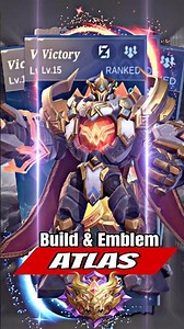 INSANE Atlas Build 2026! Global Top 1 Tank DOMINATES! 🛡️#Atlas #MLBB #MobileLegends #TankBuild