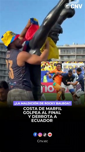 ¿La maldición de Rocky Balboa? Costa de Marfil golpea al final y derrota a Ecuador