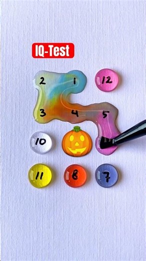 🧌Draw a checkered path with number 1 to 12 #game #iqtest #quiz #shorts #games #drawing #line #maths