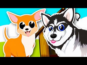 Types of Dogs! | Dog Sounds & Breeds Song for Kids| Animal Sounds | Kids Learning Videos - Videos For Kids