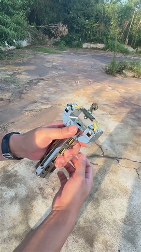 Is this the most precise slingshot ever? 🤯 #Nureya
