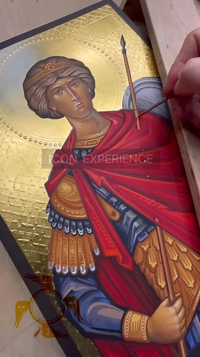 58K views · 5.2K reactions | Icon Experience • Iconography • Egg Tempera • Saint Archangel Michael #byzantineiconography #iconpainting #iconography #howtopaint | icon_experience | Facebook