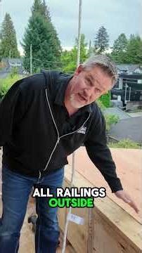 The proper way to install deck railings! #transformyourhome #homeimprovement #deck