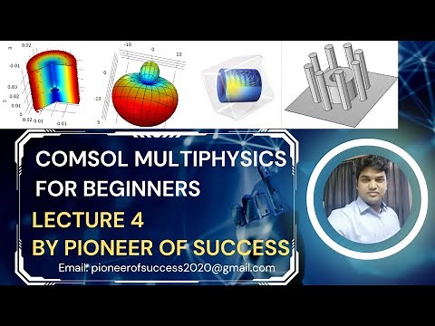 COMSOL Multiphysics for Beginners Lecture 4 #comsol #research #engineering #Pos