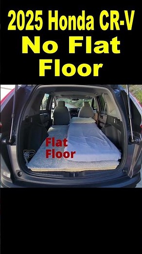 2025 Honda CR-V No Flat Floor for SUV Camping, Cargo Area Floor, CRV & SUV Sleeping Camper Setup