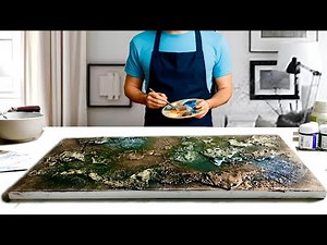 Mastering TEXTURED ABSTRACT | ACRYLIC Painting Tutorial | Canvas Art