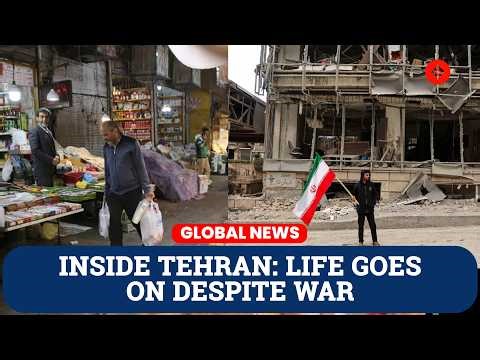 Tehran Residents Say Life Continues Despite War | Iran | Trump | Israel | Khamenei | US