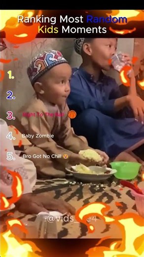 Ranking Most Random Kids Moments 🤣🤣#shorts