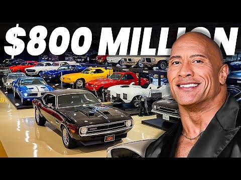 Inside The Rock's Multi Million Dollar Muscle Car Collection